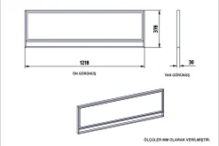 Abla Speil 122 cm