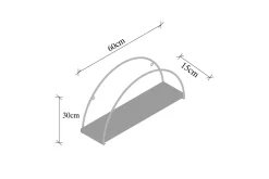 Achene Vegghylle 60x15 cm Hylle