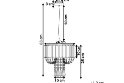 Adorn Lysekrone 24 cm