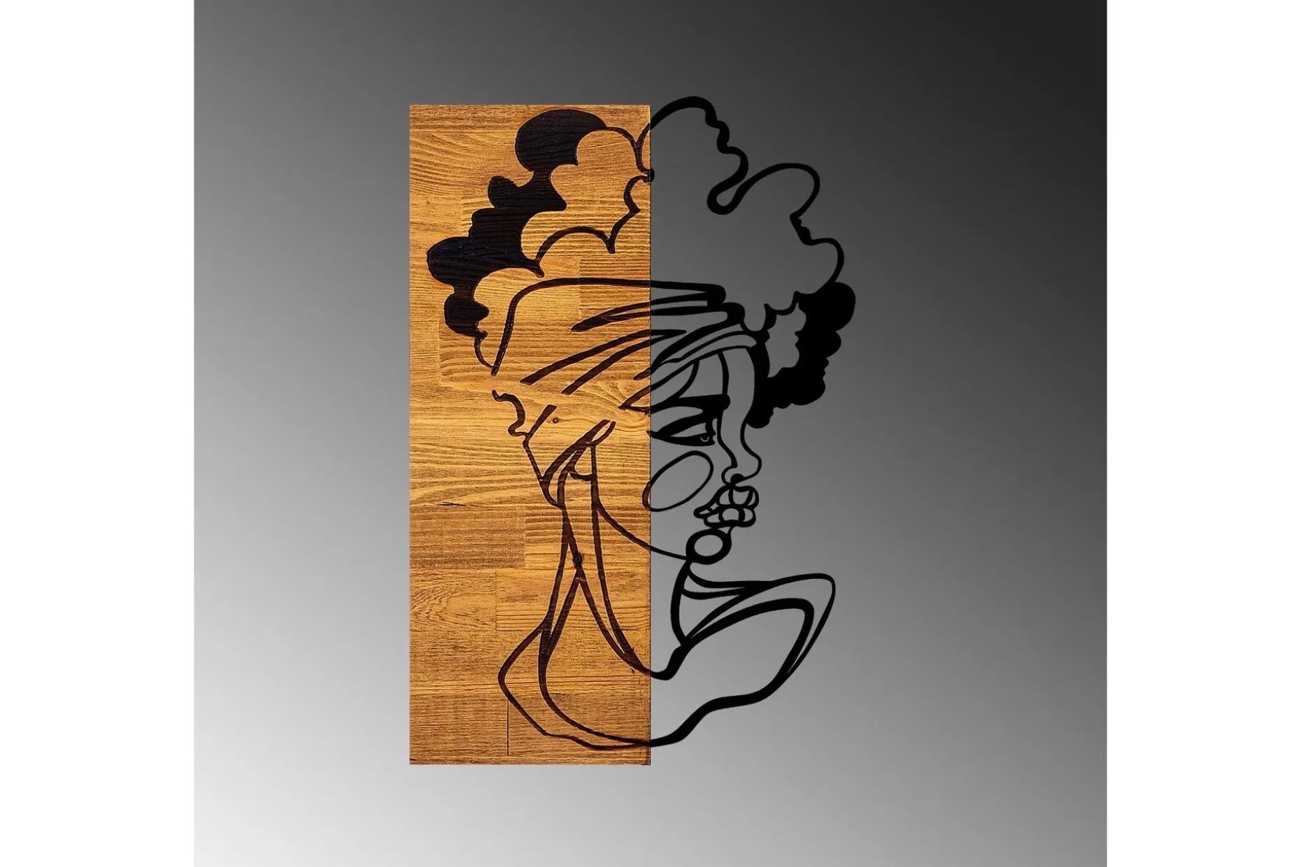 African Woman 3 Veggdekor