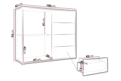 Agawal Kommode 100 cm