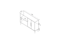 Ahart Konsollbord 120 cm