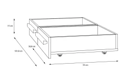 Ahmetbay Sengeskuff 2-pack