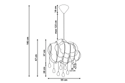 Ailenne Taklampe 35 cm
