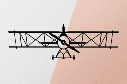 Airplanemetal Decor Veggdekor