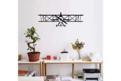Airplanemetal Decor Veggdekor
