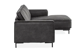 Akron 2-seter Sofa med Divan Høyre Bonded Lær