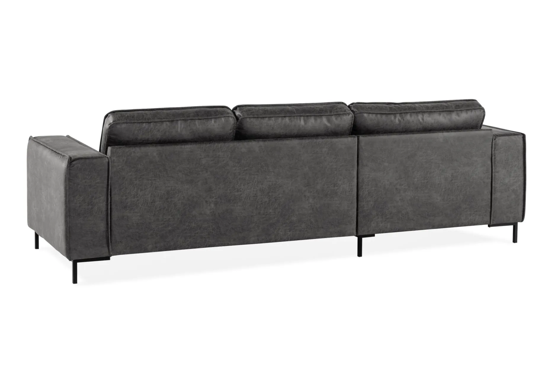 Akron 2-seter Sofa med Divan Venstre Bonded Lær