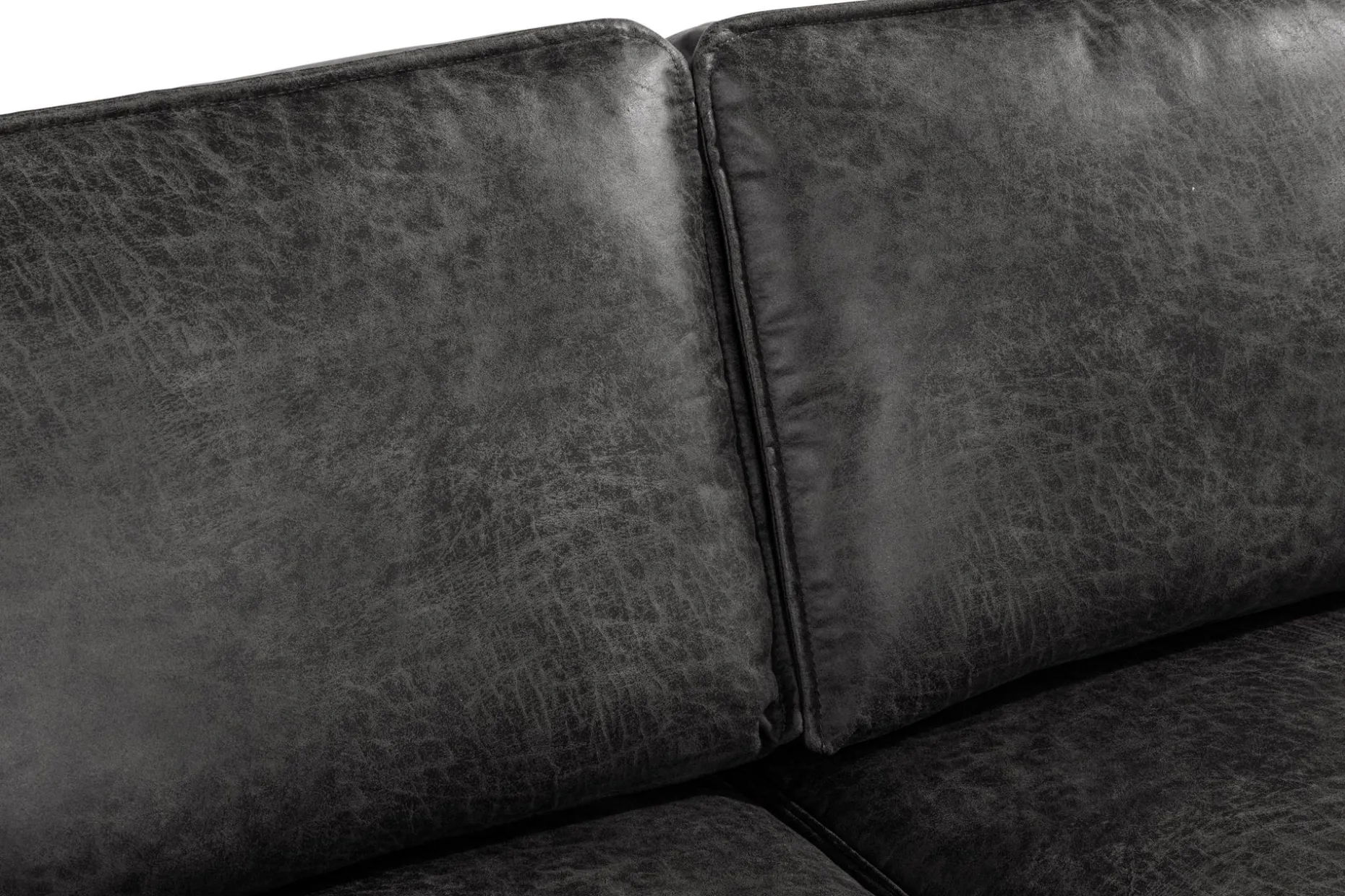 Akron 2-seter Sofa med Divan Venstre Bonded Lær