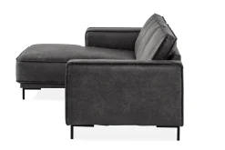 Akron 2-seter Sofa med Divan Venstre Bonded Lær