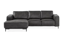 Akron 2-seter Sofa med Divan Venstre Bonded Lær