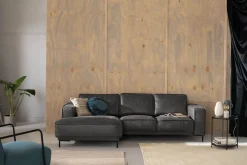 Akron 2-seter Sofa med Divan Venstre Bonded Lær