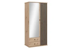 Aldbrough Garderobeskap med Speil 100x213 cm
