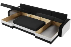 Alvared 4-seters Sovesofa med Dobbeldivan med Oppbevaring