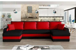 Alvared 4-seters Sovesofa med Dobbeldivan med Oppbevaring