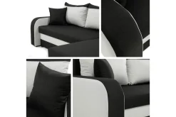 Alvared Sofa med Sjeselong 3-seter