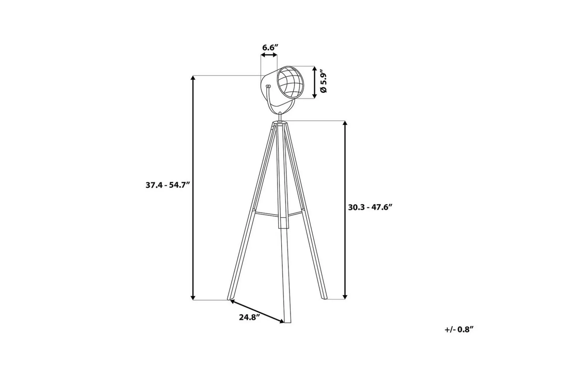 Alzette Gulvlampe 143 cm