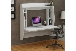 Ambalaj Veggskrivebord 120 cm med Oppbevaringshyller