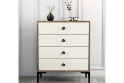 Ameias Kommode 76x90,7 cm Brun/Beige