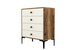 Ameias Kommode 76x90,7 cm Brun/Beige