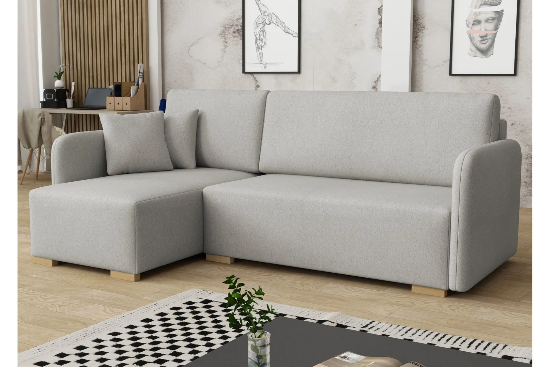 Amelus Sovesofa Med 4-Seters Divan