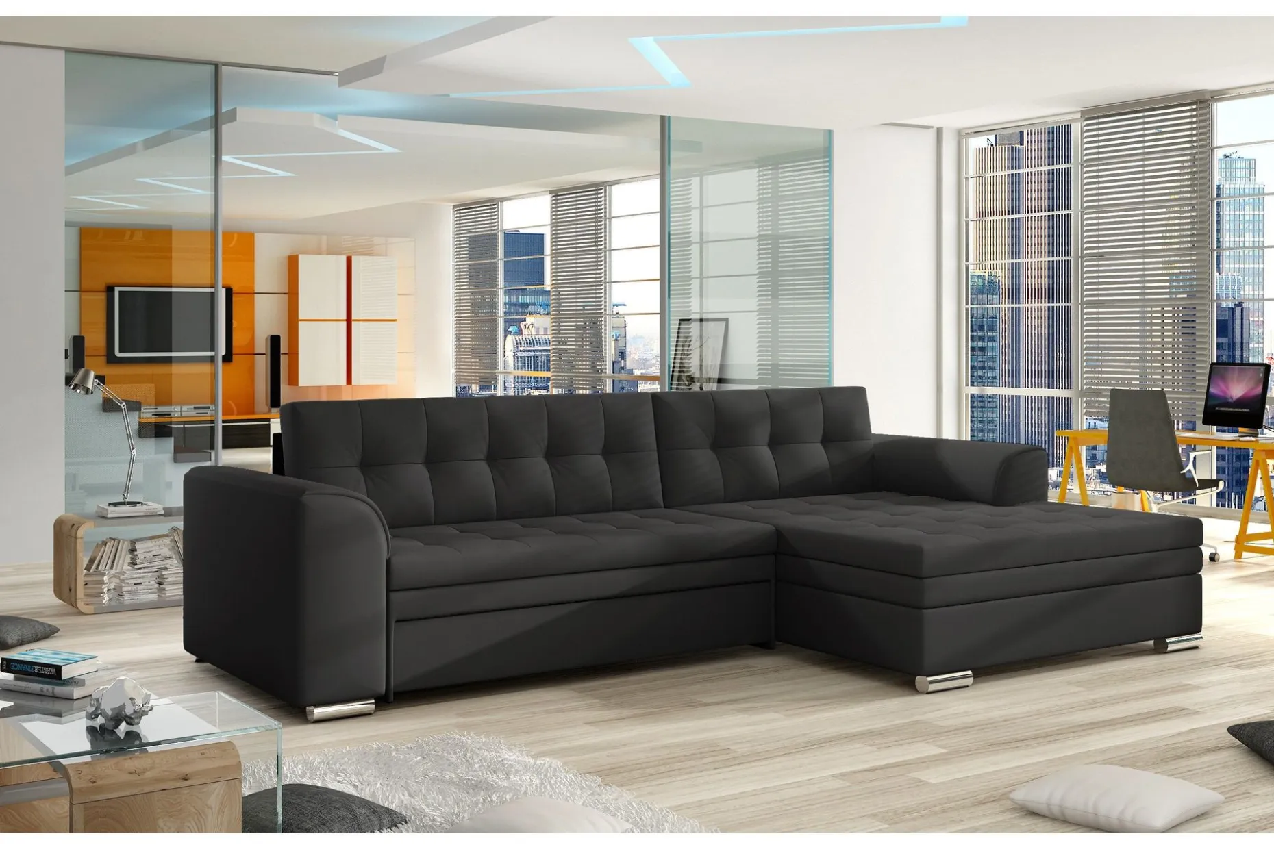 Amerikana Hjørnesovesofa med Divan