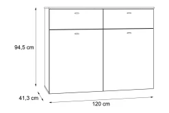 Ameysford Kommode 120 cm