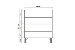 Anaya Kommode 95 cm