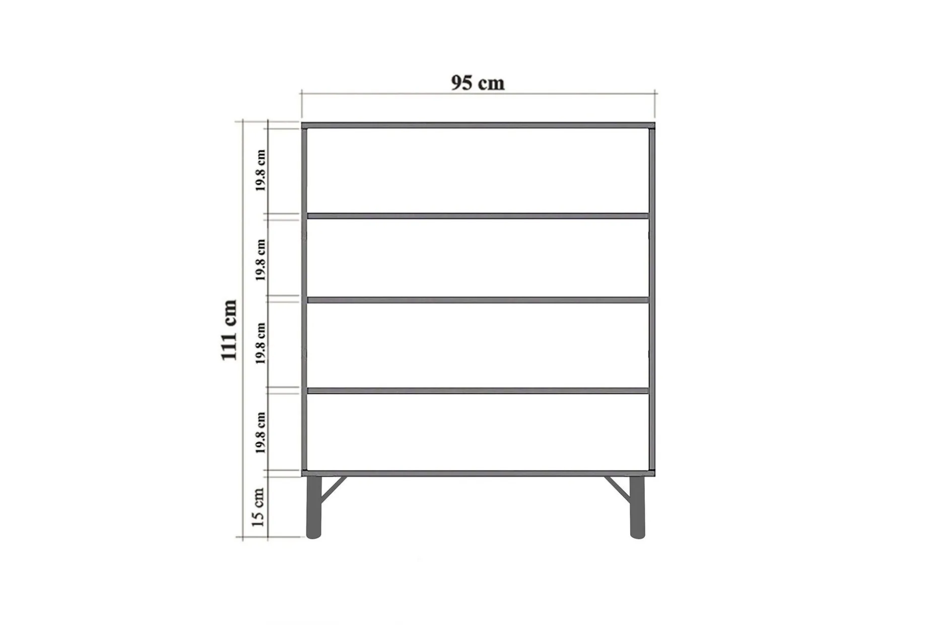 Anaya Kommode 95 cm