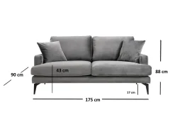 Andary 2-Seter Sofa