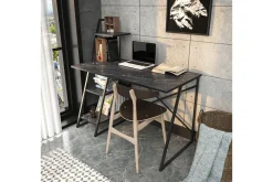 Andifli Skrivebord 60x120x120 cm med oppbevaring