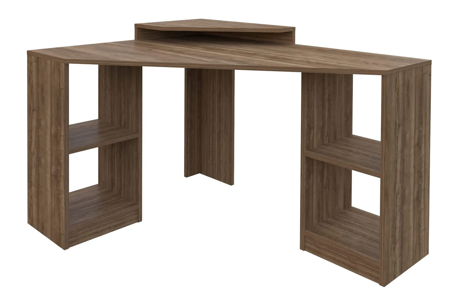 Andifli Skrivebord 60x196,6x120 cm med oppbevaring