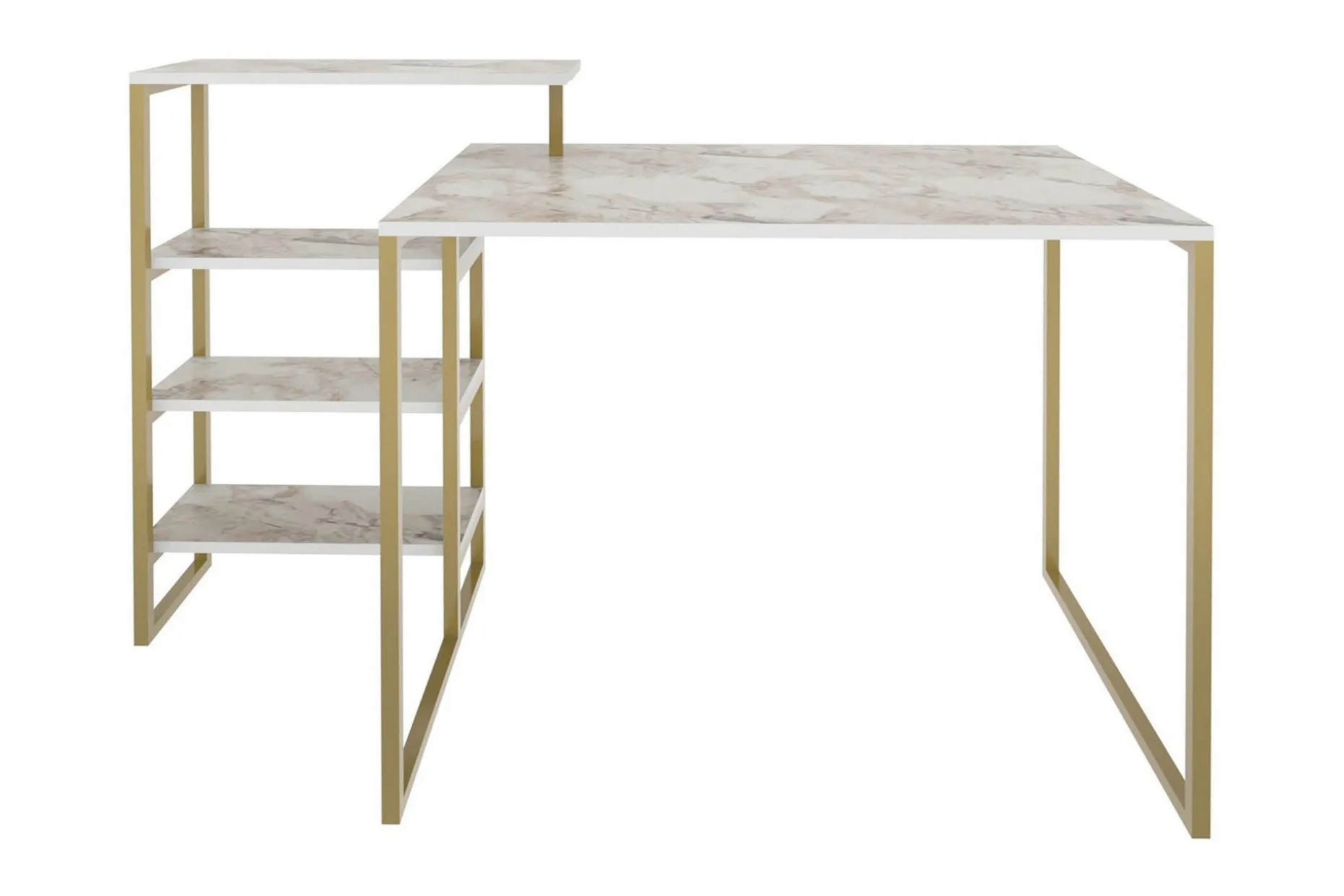 Andifli Skrivebord 60x76,8x133 cm med oppbevaring