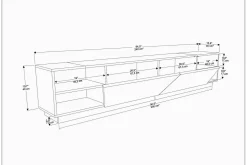 Andifli Tv-benk 240x47,4 cm