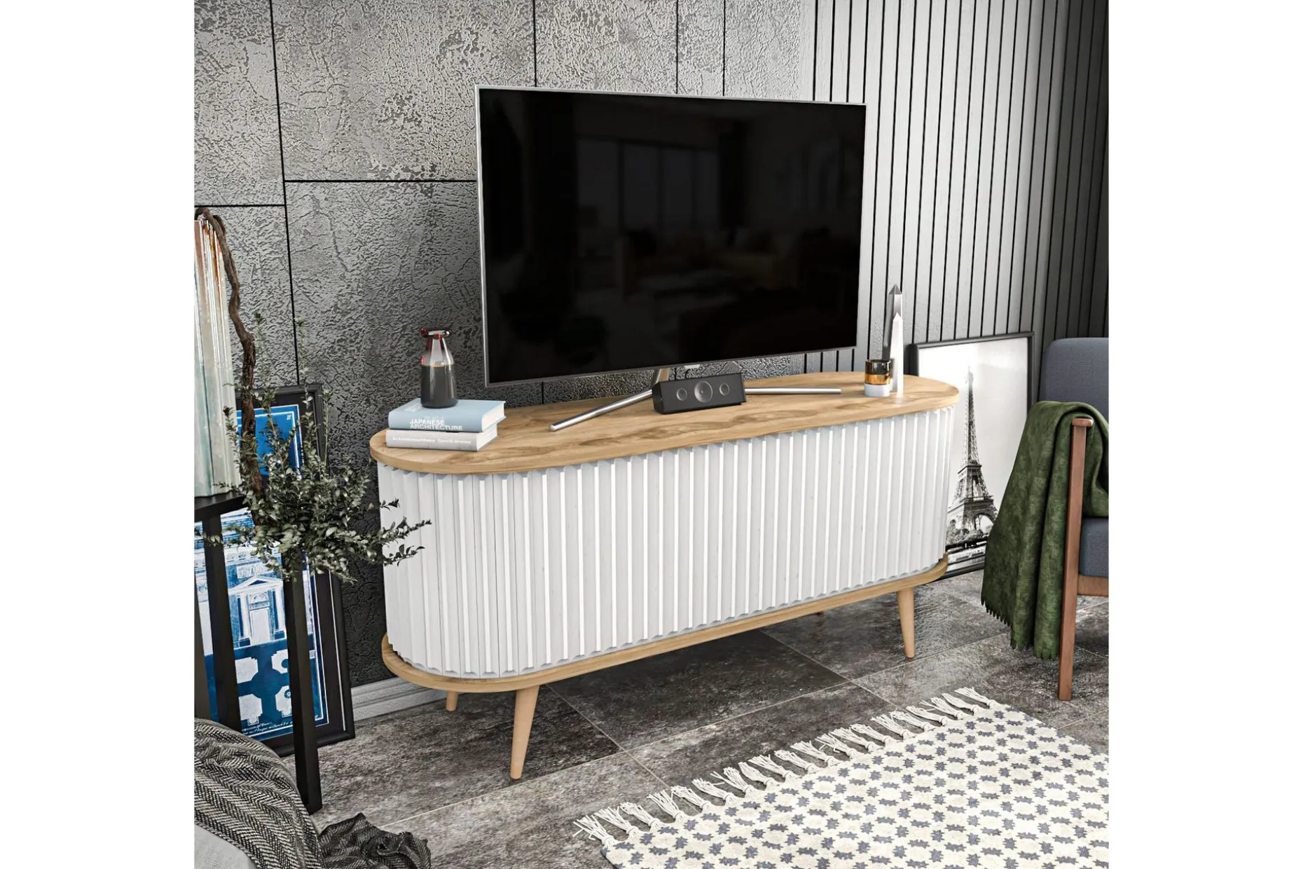 Andifli Tv-benk 140x64 cm