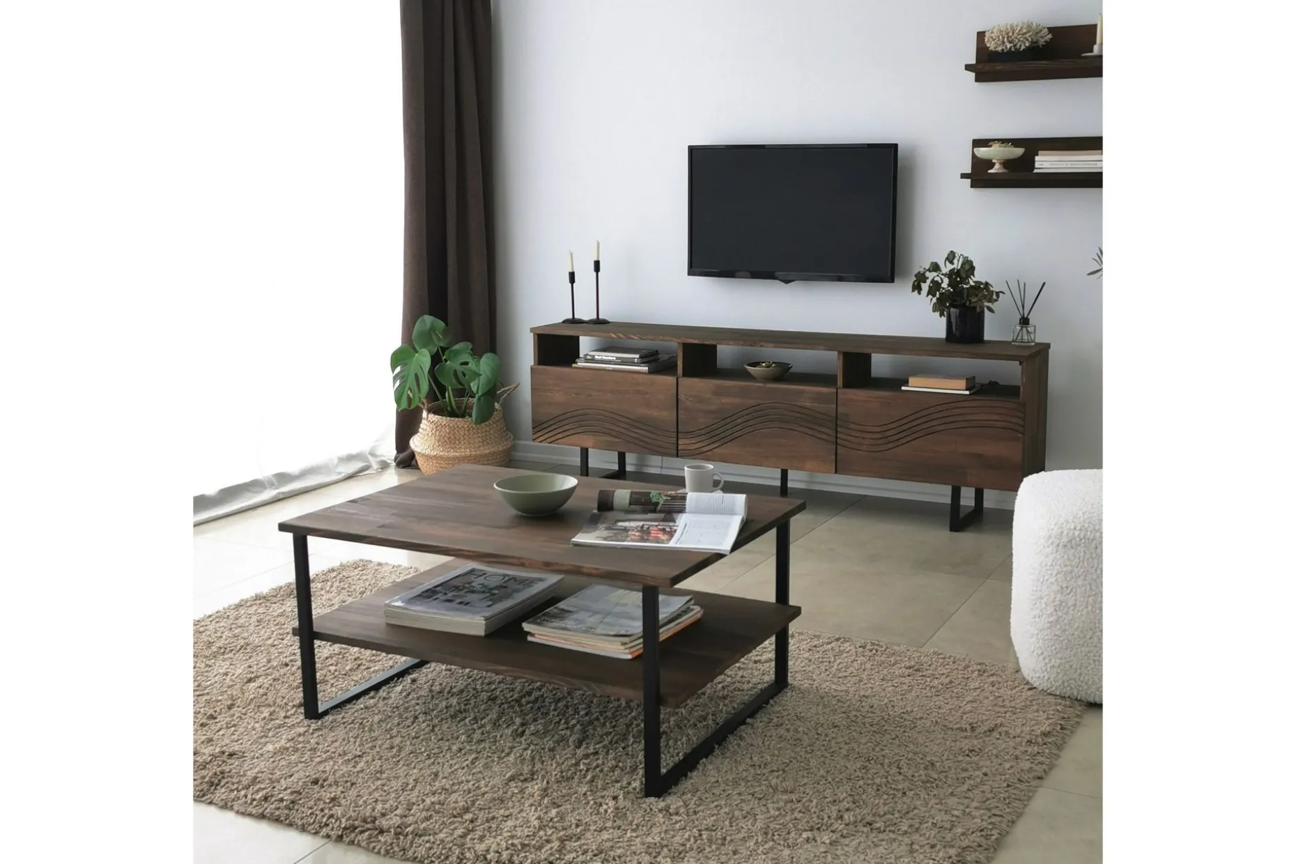 Andifli Tv-møbelsett 50x15 cm