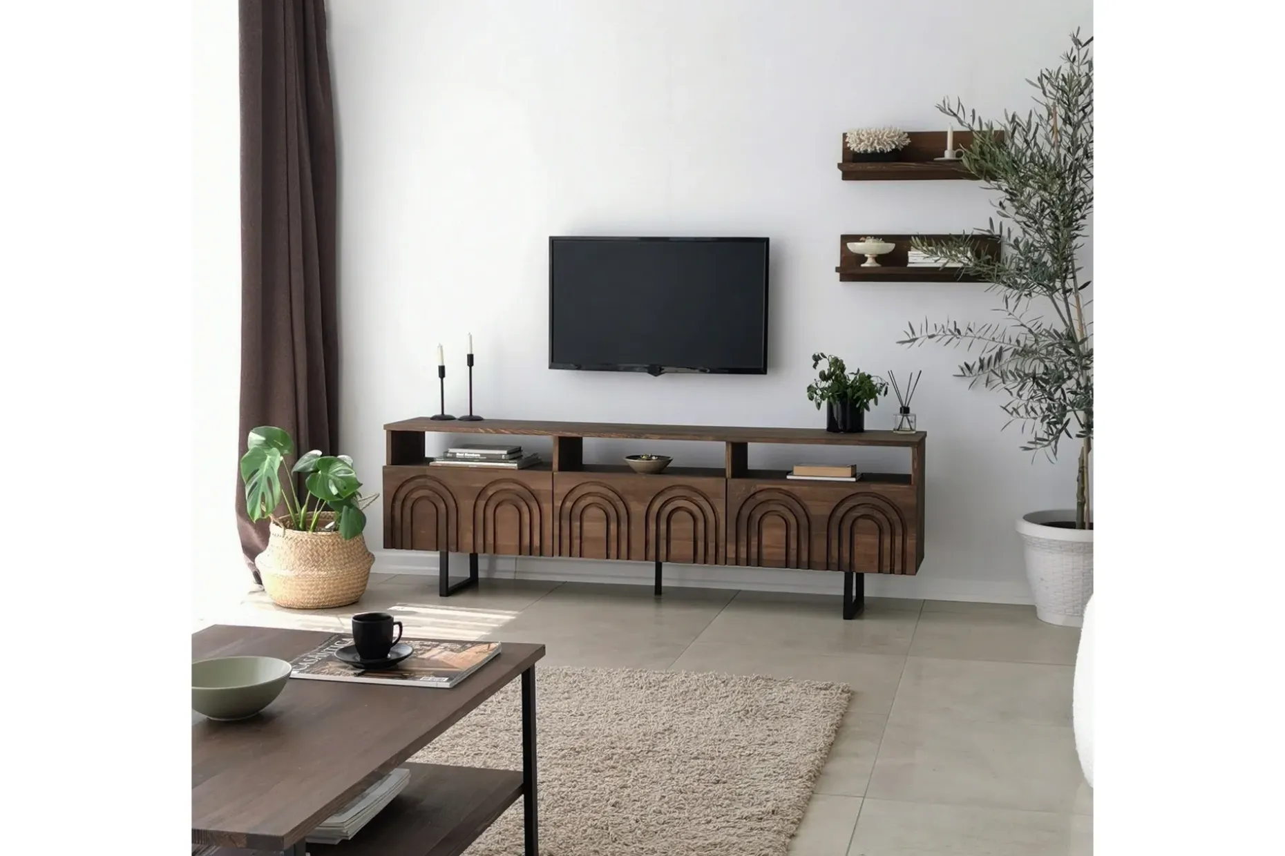 Andifli Tv-møbelsett 50x15 cm