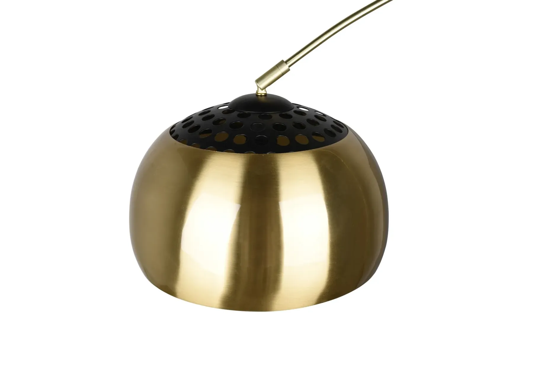 Argentina Gulvlampe E27 Mattmessing
