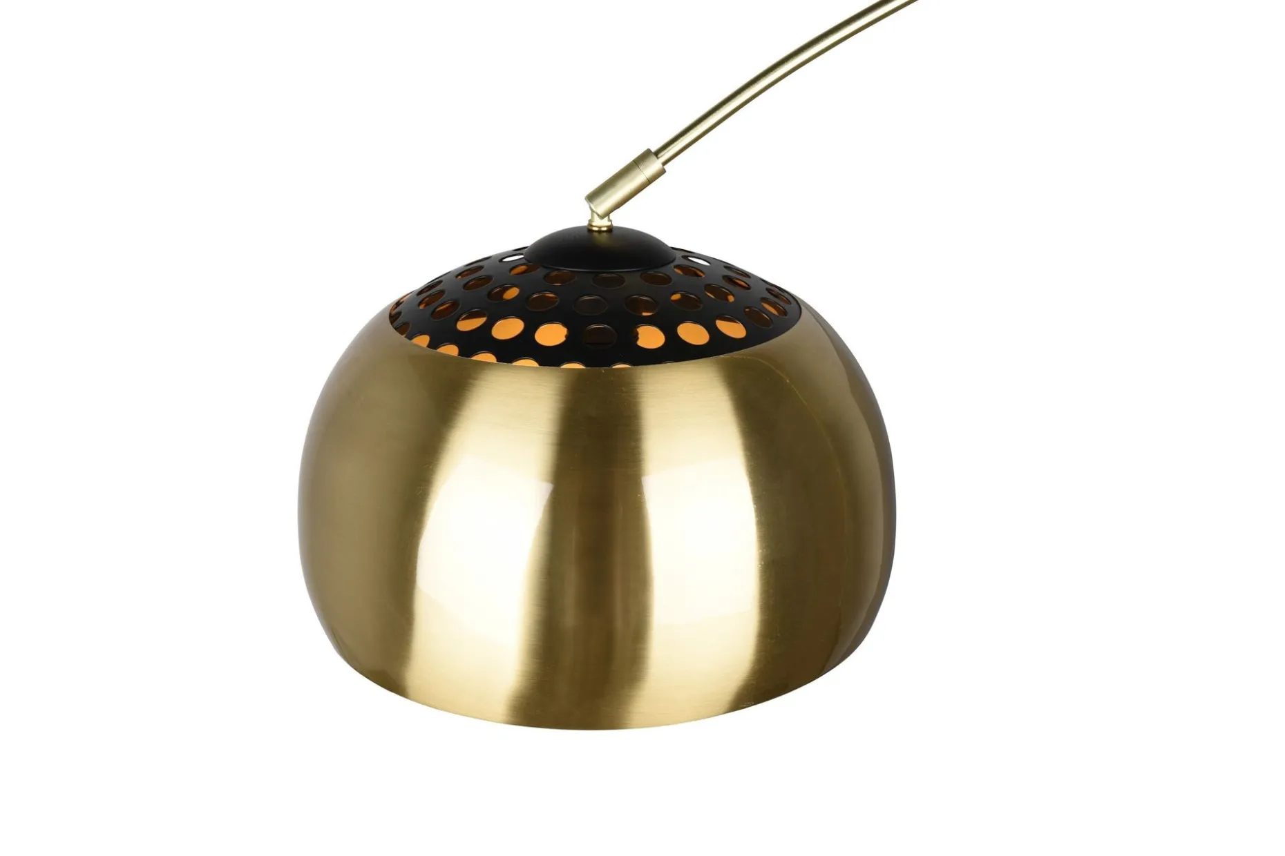 Argentina Gulvlampe E27 Mattmessing