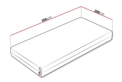 Arigna Fjærmadrass 100x200 cm