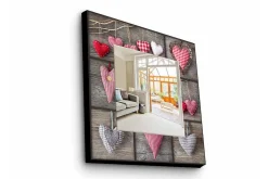 Armavir Dekorativt speil 50x50 cm Love