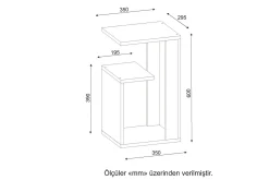 Asillane Sidebord Moderne