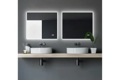 Aspsele Baderomsspeil 70 cm LED-Lys