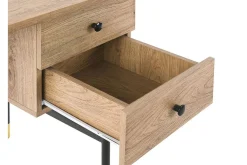 Assaria Skrivebord 120 cm med Oppbevaring 2 Skuffer