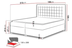 Asti Sengepakke 120x200 cm