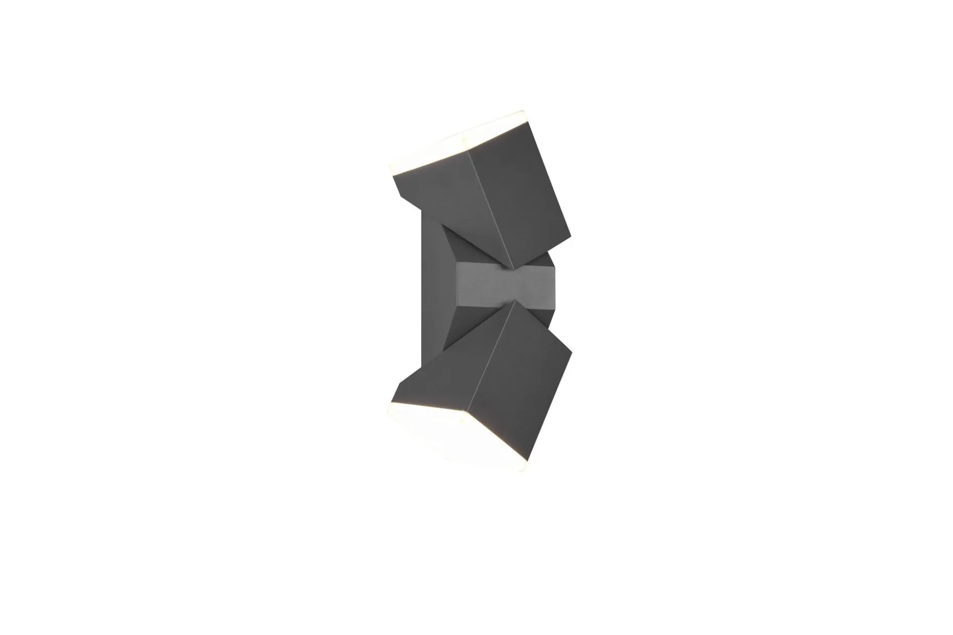 Avon LED-Vegglampe 2-del Antrasitt