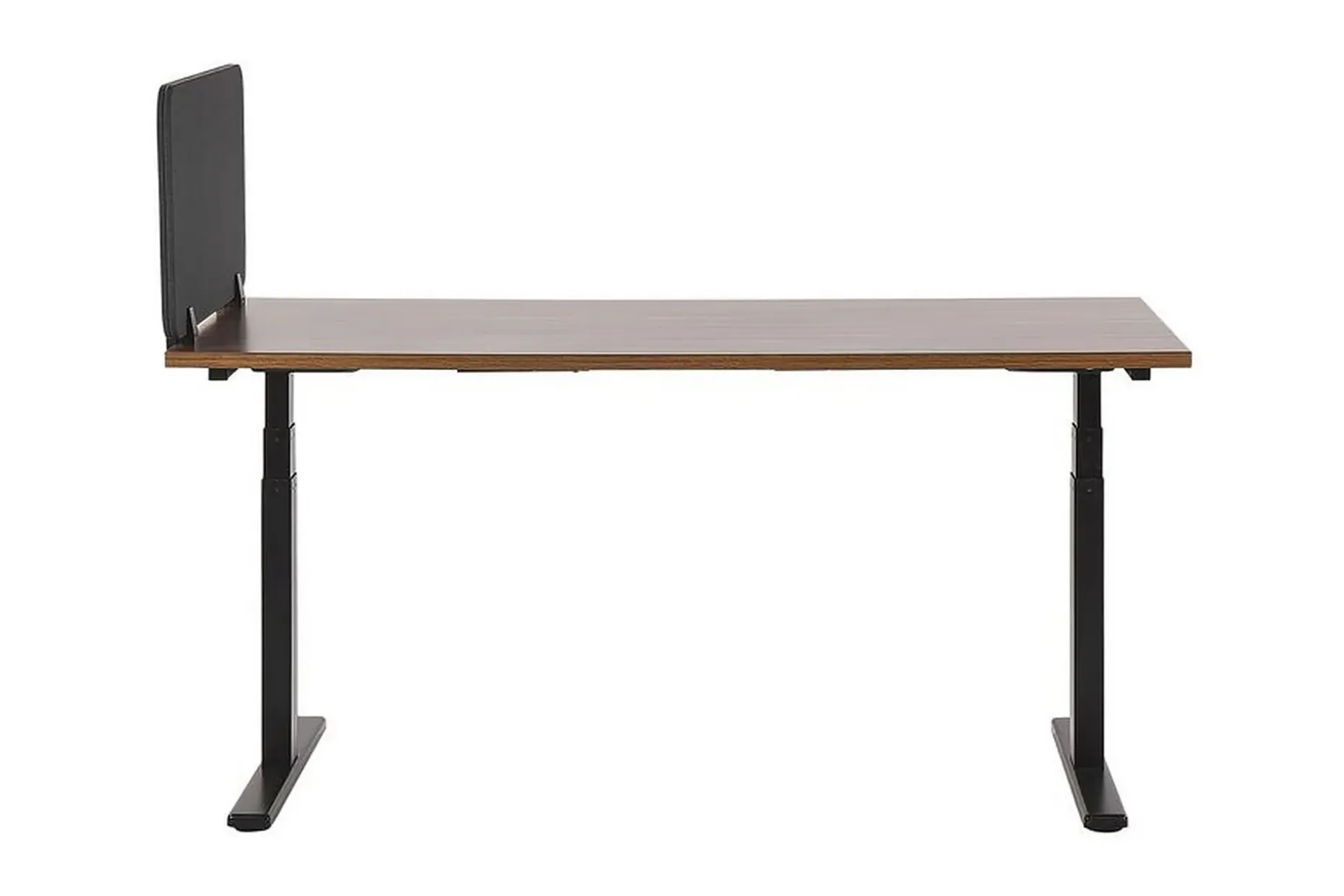 Avskjerming for Skrivebord 160x40 cm grå WALLY
