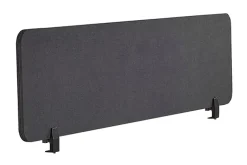 Avskjerming for Skrivebord 160x40 cm grå WALLY