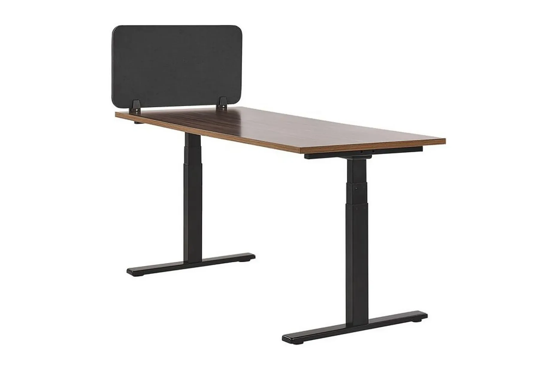 Avskjerming for Skrivebord 160x40 cm grå WALLY