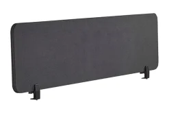 Avskjerming til Skrivebord 180x40 cm grå WALLY
